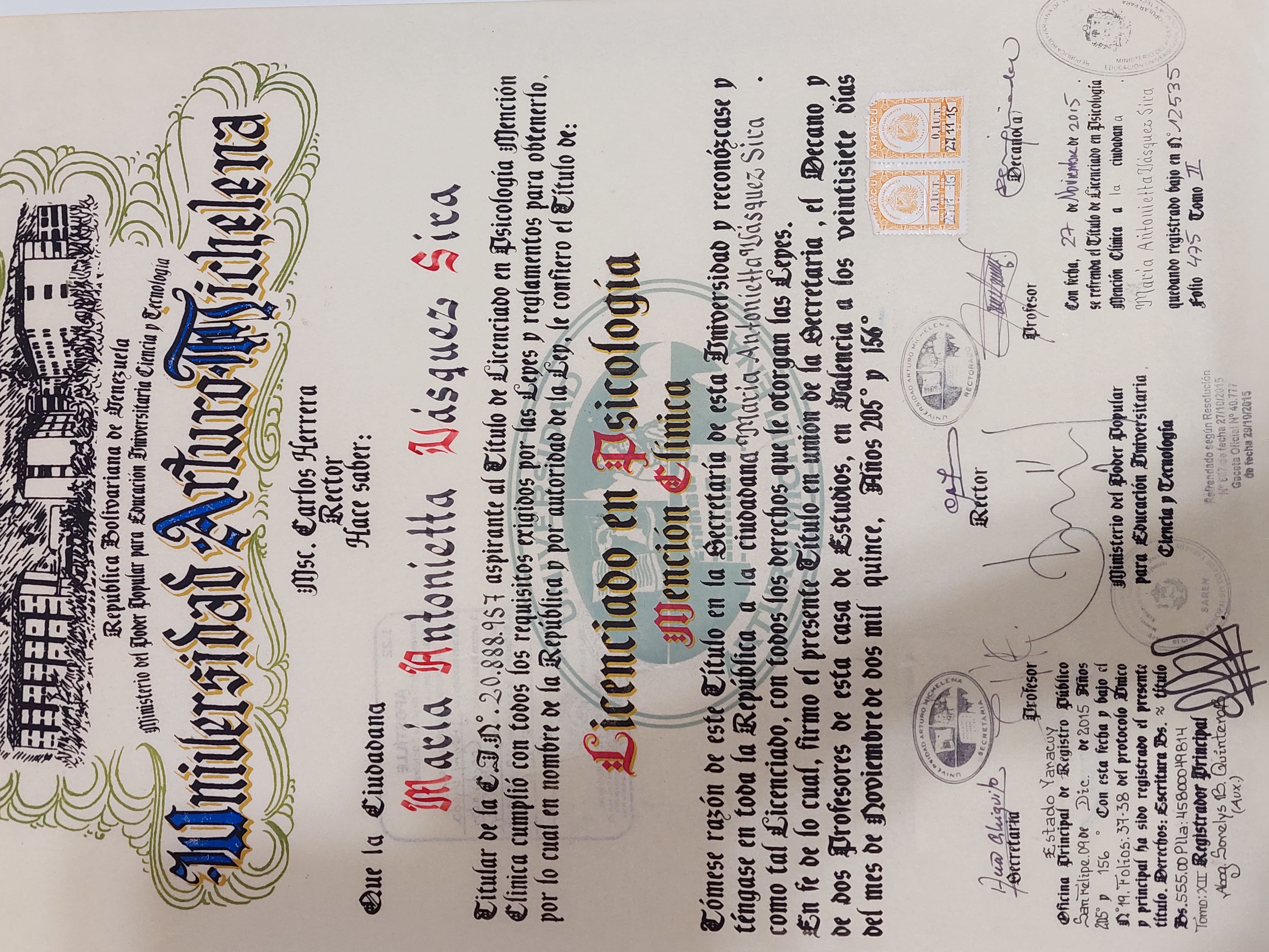 certificado